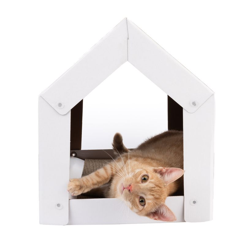 zooplus XL-Katzenhaus Home inkl. Kratzbrett - Winter kaufen Neueste Mode