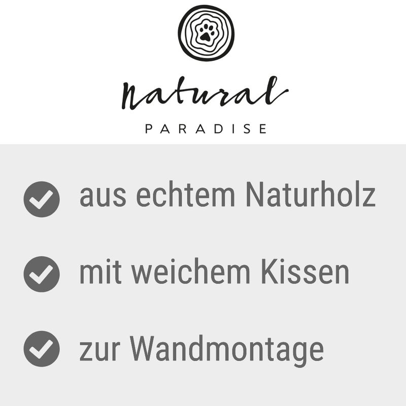 zooplus Natural Paradise Wandliegebett Dahlia kaufen Zeitlich begrenztes Angebot