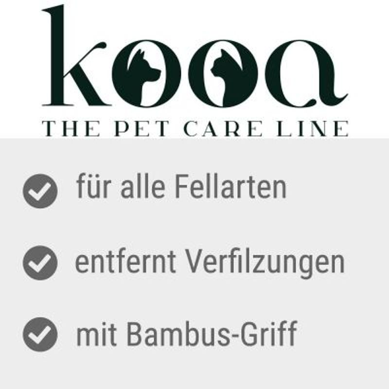zooplus kooa Zupfbürste aus Bambus kaufen Tiefpreis