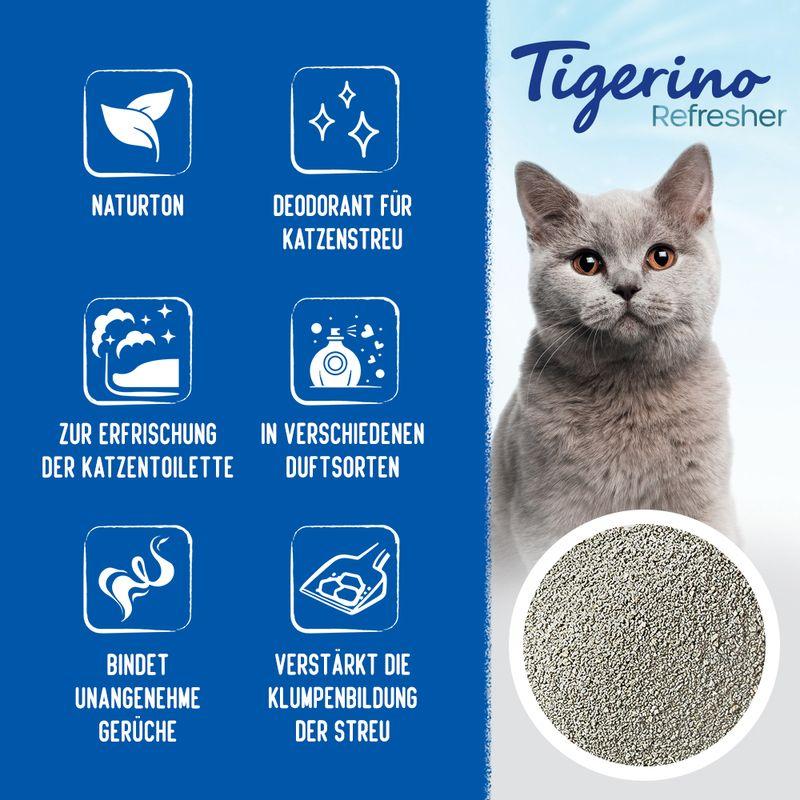 zooplus Tigerino Refresher Naturton-Deodorant für Katzenstreu – 3 Duftvarianten kaufen Nur noch ein Tag übrig