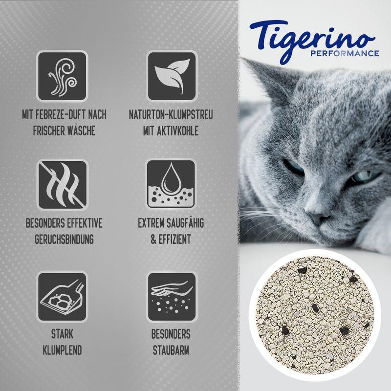 zooplus Tigerino Performance Active Carbon Katzenstreu – Febreze-Duft nach frischer Wäsche kaufen Günstiger Verkauf