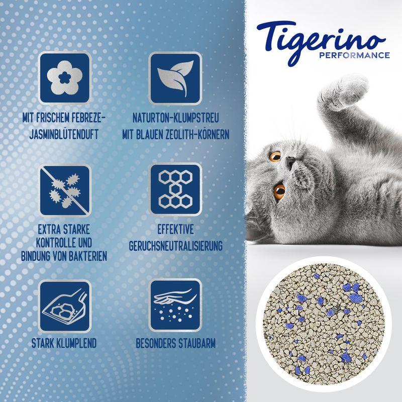 zooplus Tigerino Performance Zeolite Control Katzenstreu - Febreze-Jasminblütenduft kaufen Meist gekauft