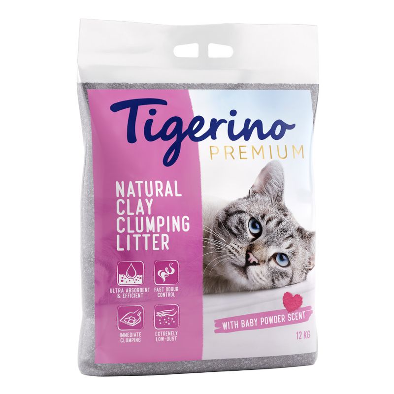 zooplus Sparpaket Tigerino Premium Katzenstreu 2 x 12 kg kaufen