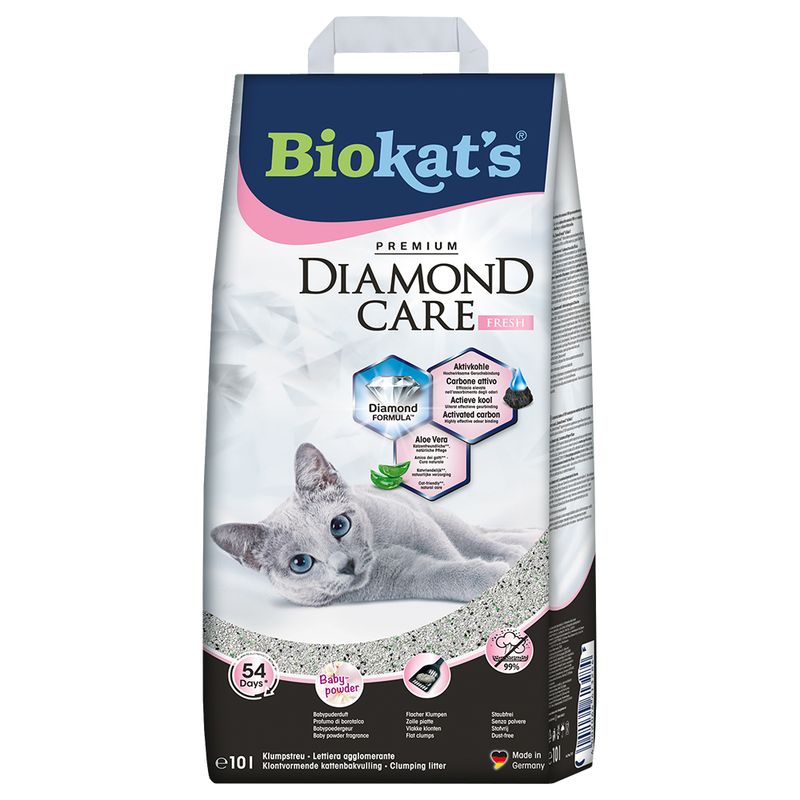 zooplus Biokat´s Diamond Care Katzenstreu + 50 g GimCat Cheese Biotin Paste gratis kaufen Exklusivangebot