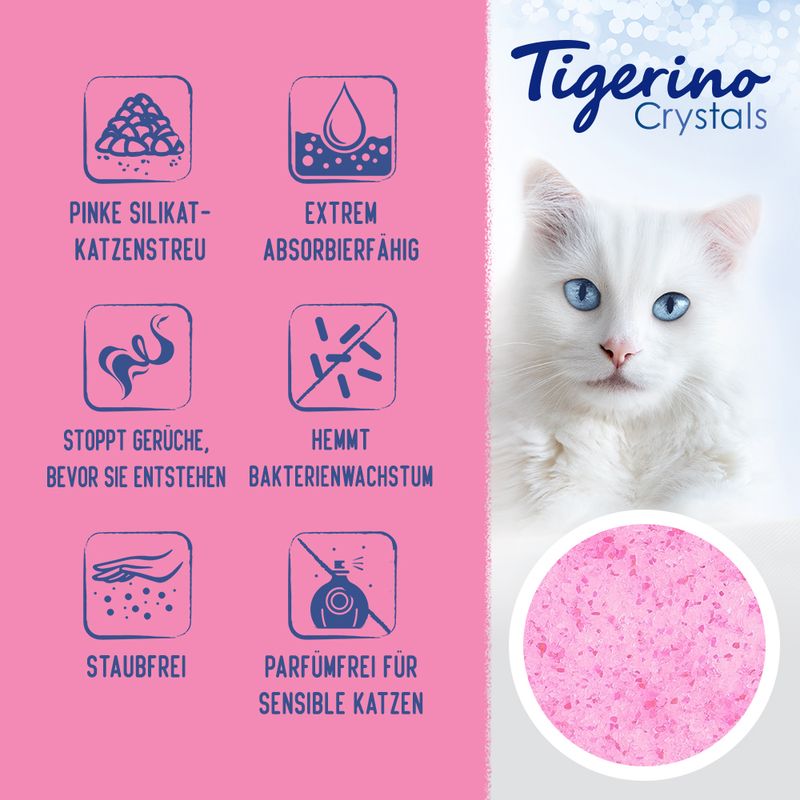 zooplus Tigerino Crystals bunte Katzenstreu - Sensitive parfümfrei kaufen Black Friday