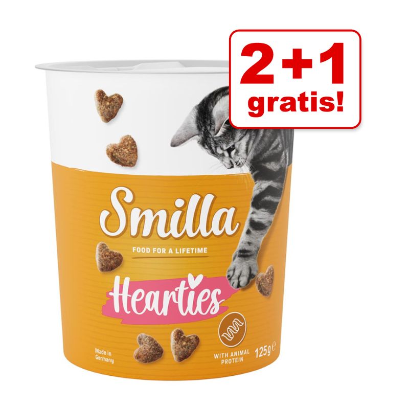 zooplus 2 + 1 gratis 3 x 125 g Smilla Knuspersnacks kaufen