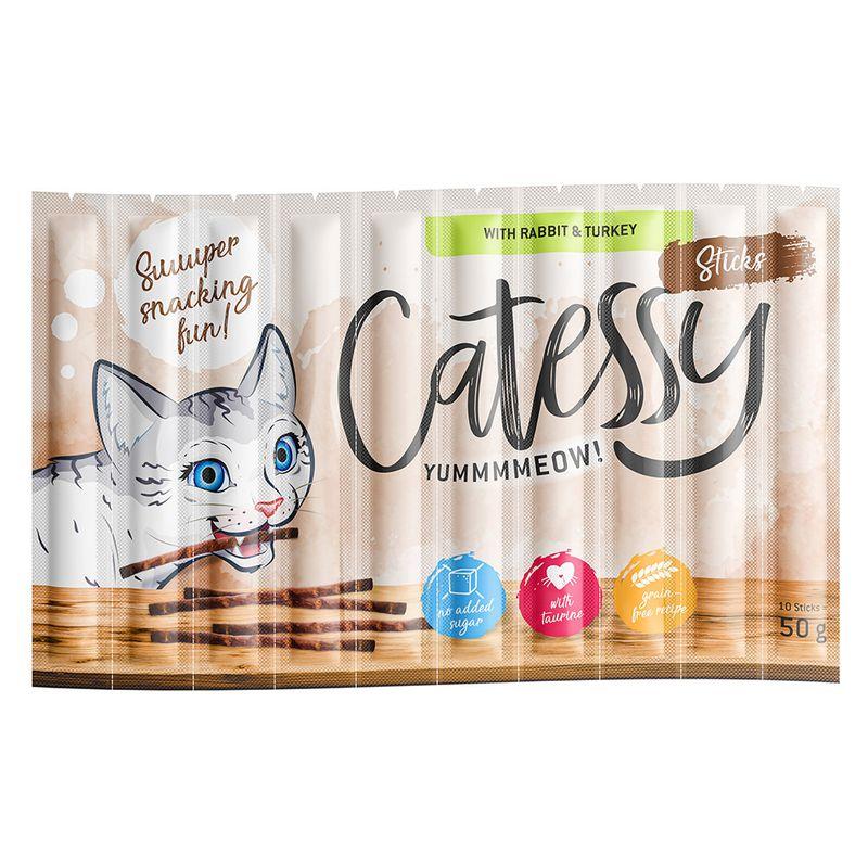 zooplus 10 x 5 g Catessy Sticks zum Probierpreis kaufen Osterangebot