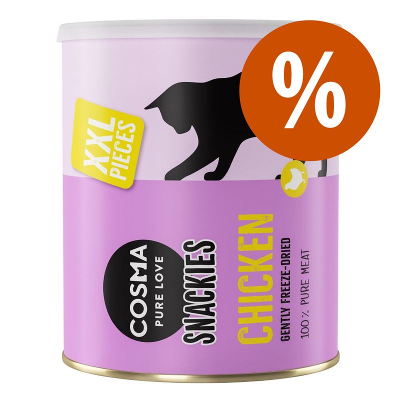 zooplus Sparpaket Cosma Snackies XXL Maxi Tube kaufen