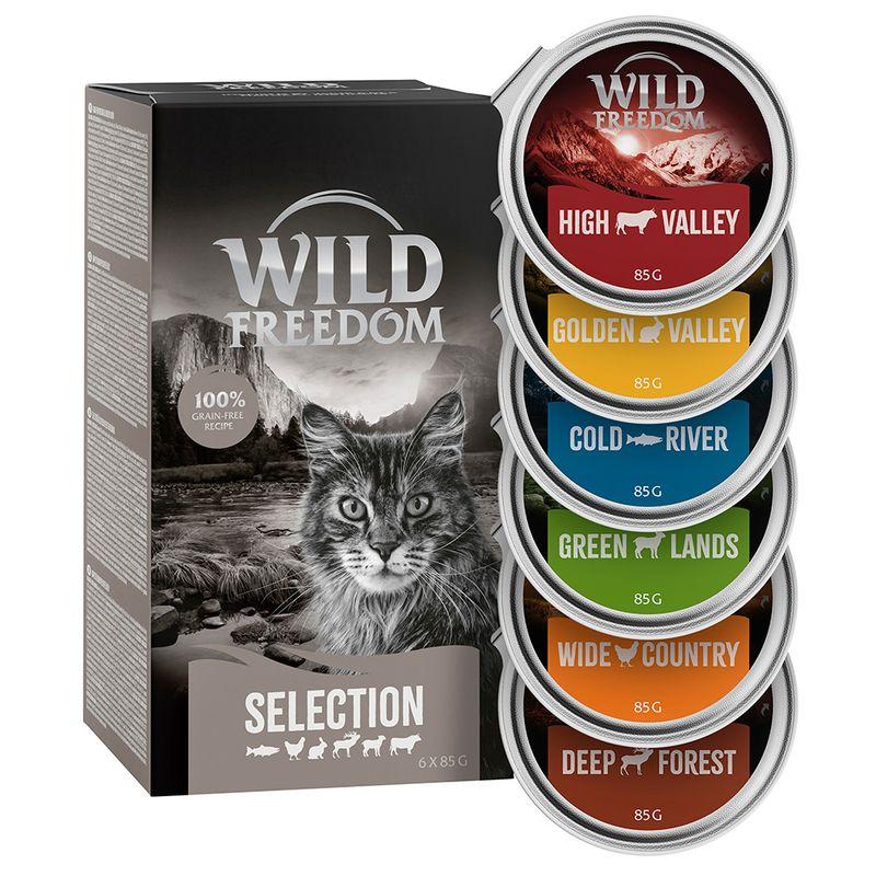 zooplus Wild Freedom Adult Schale Probiermix 6 x 85 g kaufen