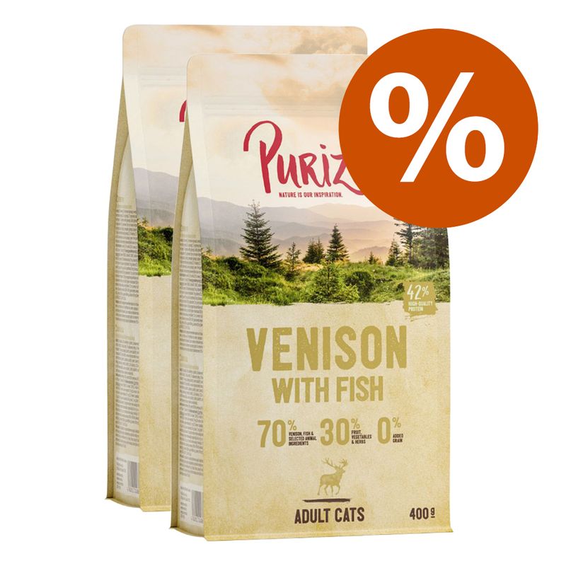 zooplus 2 x 400 g Purizon Katzentrockenfutter zum Probierpreis kaufen Versandkostenfrei