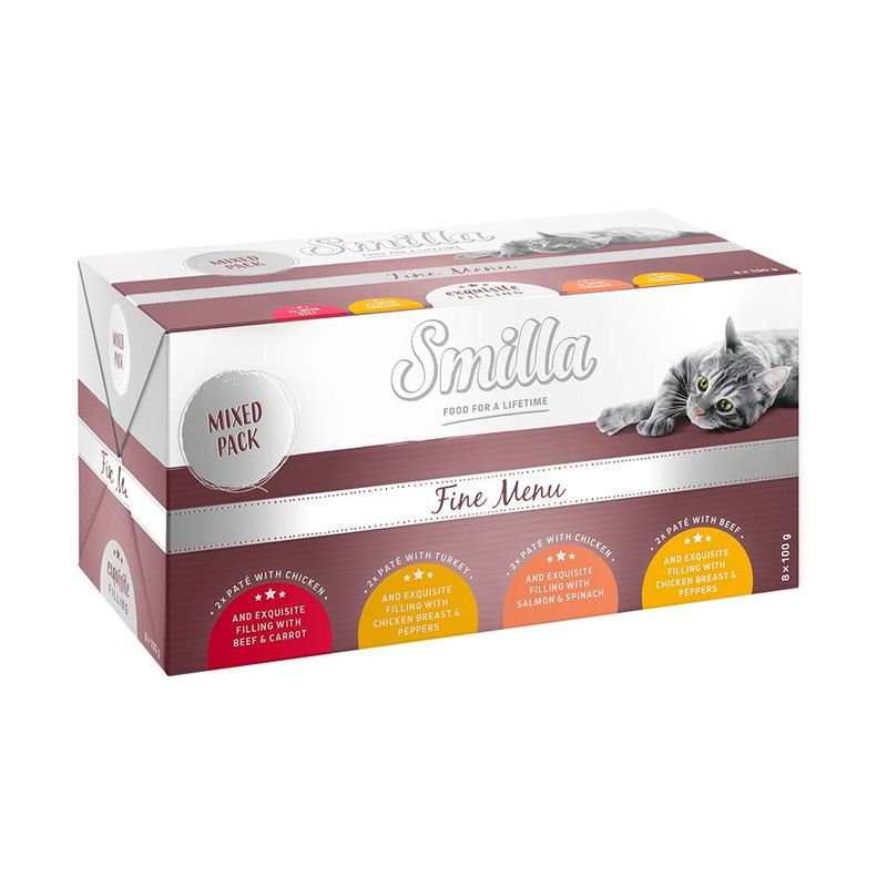 zooplus Smilla Schale Fine Menu 8 x 100 g kaufen