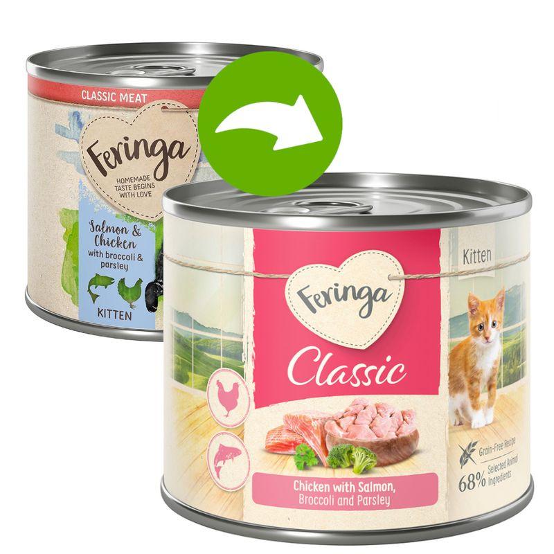 zooplus Sparpaket Feringa Classic Meat Menü Kitten 24 x 200 g kaufen Black Friday
