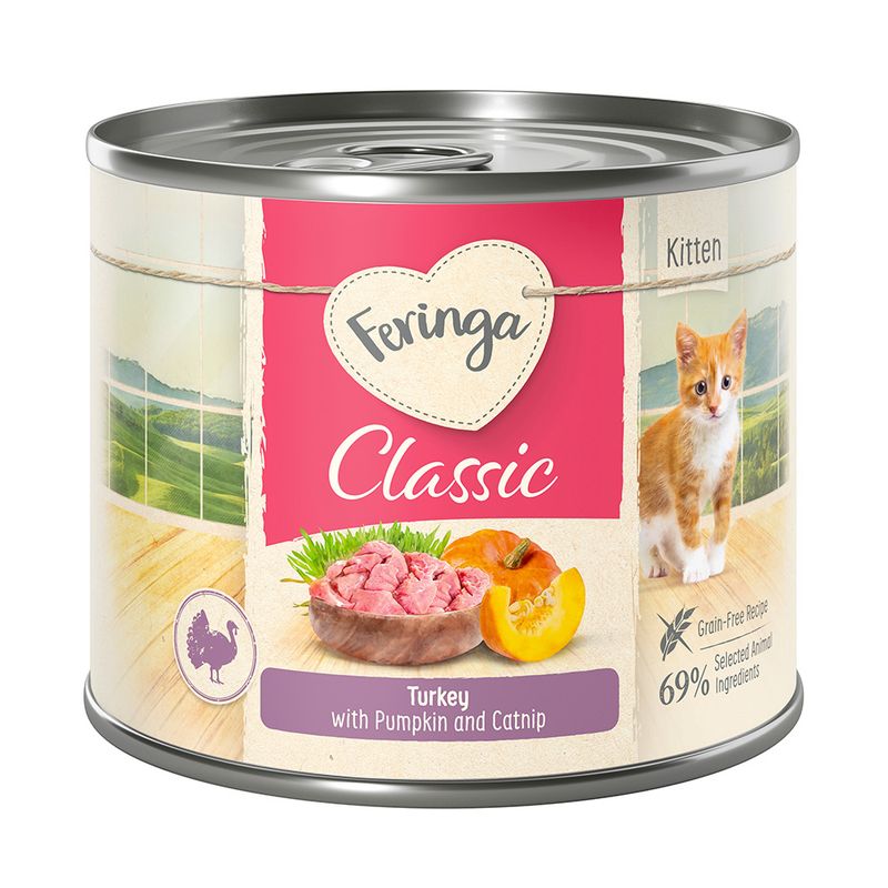 zooplus Sparpaket Feringa Classic Meat Menü Kitten 24 x 200 g kaufen Black Friday