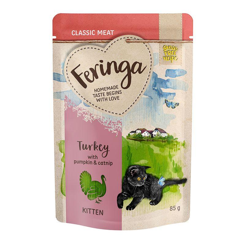 zooplus Sparpaket Feringa Classic Meat Menü Kitten Pouches 24 x 85 g kaufen Lagerräumung