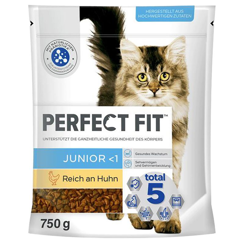 zooplus Perfect Fit Katzenfutter Junior <1 - Reich an Huhn kaufen Online Outlet