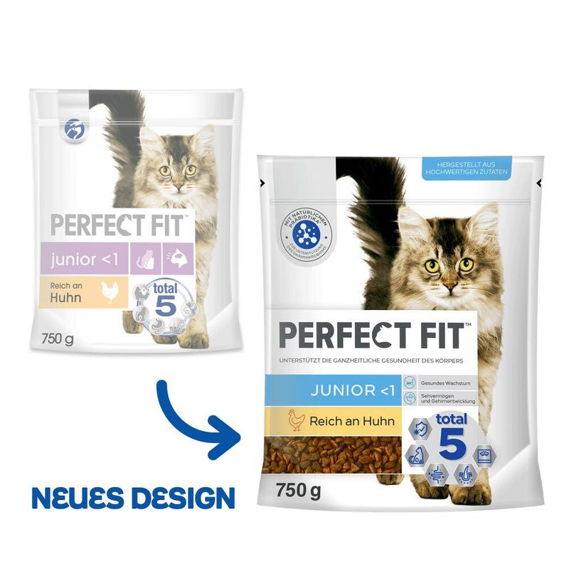 zooplus Perfect Fit Katzenfutter Junior <1 - Reich an Huhn kaufen Online Outlet