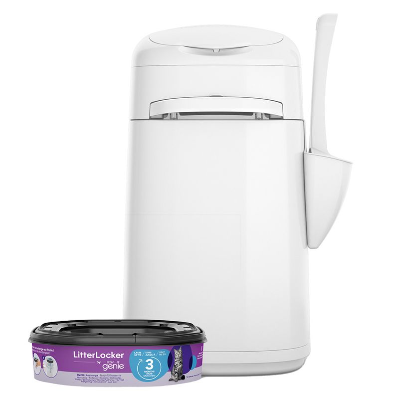 zooplus LitterLocker® Genie Katzenstreu-Entsorgungseimer weiß kaufen Sonderangebote