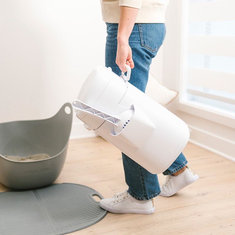 zooplus LitterLocker® Genie Katzenstreu-Entsorgungseimer weiß kaufen Sonderangebote