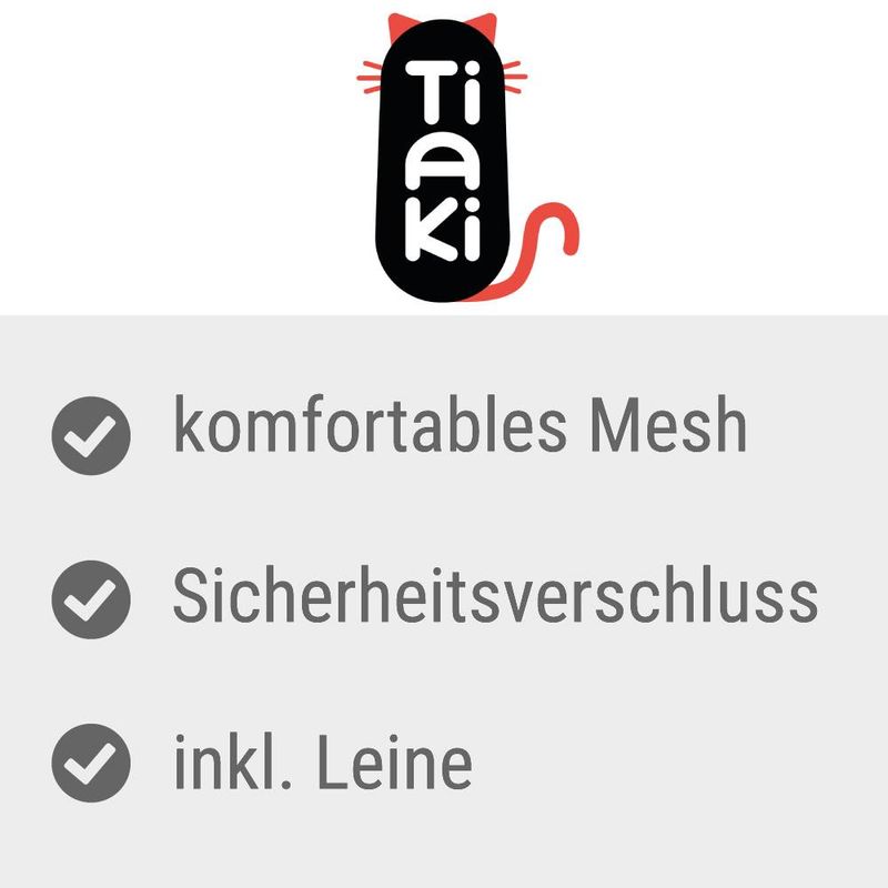 zooplus TIAKI Katzengeschirr Comfy mit Leine kaufen Begrenzt auf 3 Tage