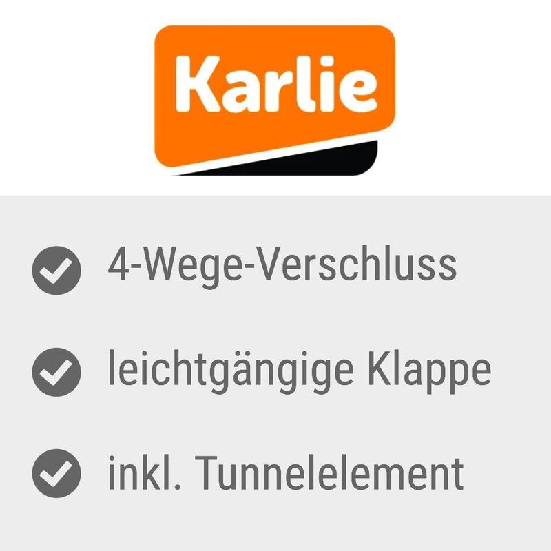 zooplus Karlie Katzenklappe mit 4-Wege-Verschluss weiß kaufen Meist gekauft