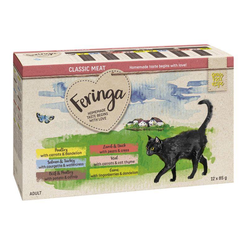 zooplus 5€ Rabatt Feringa Classic Meat Menü Pouch 24 x 85 g kaufen Rabatt