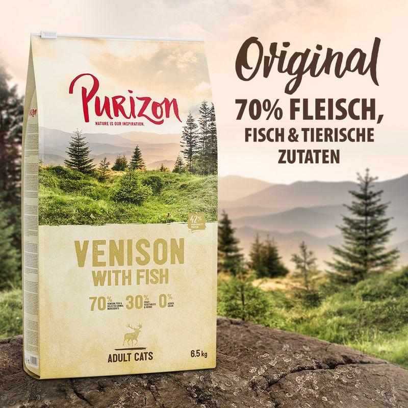 zooplus Purizon Original Hirsch mit Fisch - getreidefrei kaufen