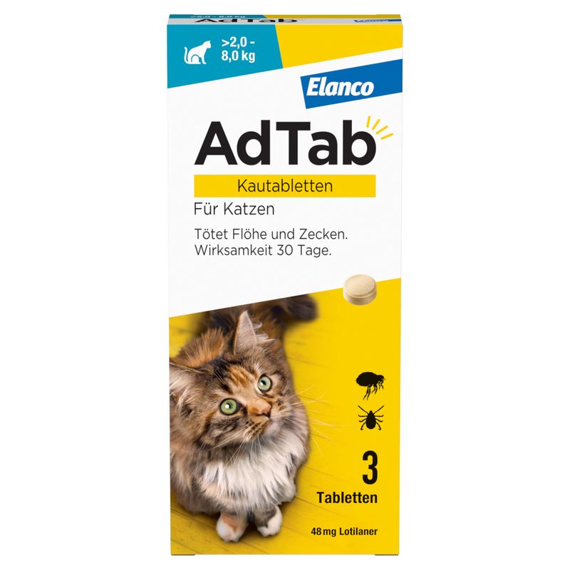zooplus AdTab Kautabletten für Katzen von 2 bis 8 kg kaufen