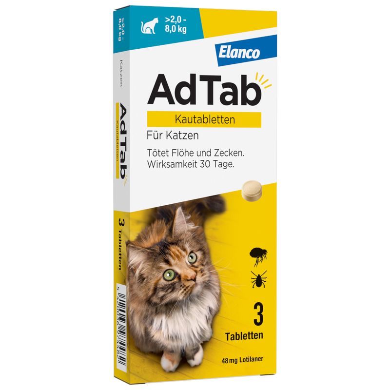 zooplus AdTab Kautabletten für Katzen von 2 bis 8 kg kaufen Black Friday