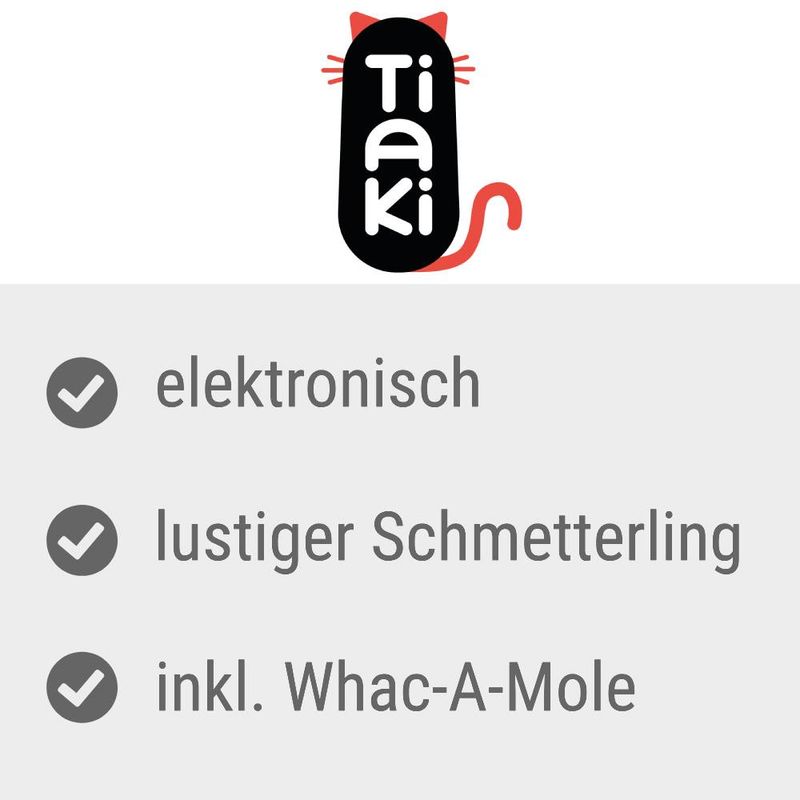 zooplus TIAKI 3-in-1 Katzenspielzeug Mariposa kaufen Kauf eins, bekomm eins gratis