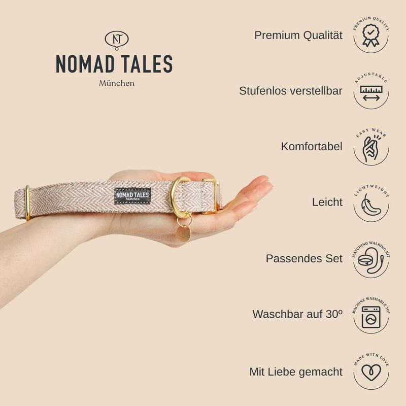 zooplus Nomad Tales Calma Halsband sand kaufen Fabrikpreis