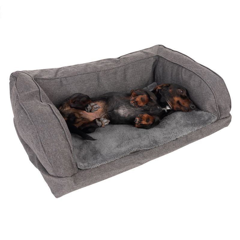 zooplus Orthopädisches Hundesofa grau kaufen Online Shopping