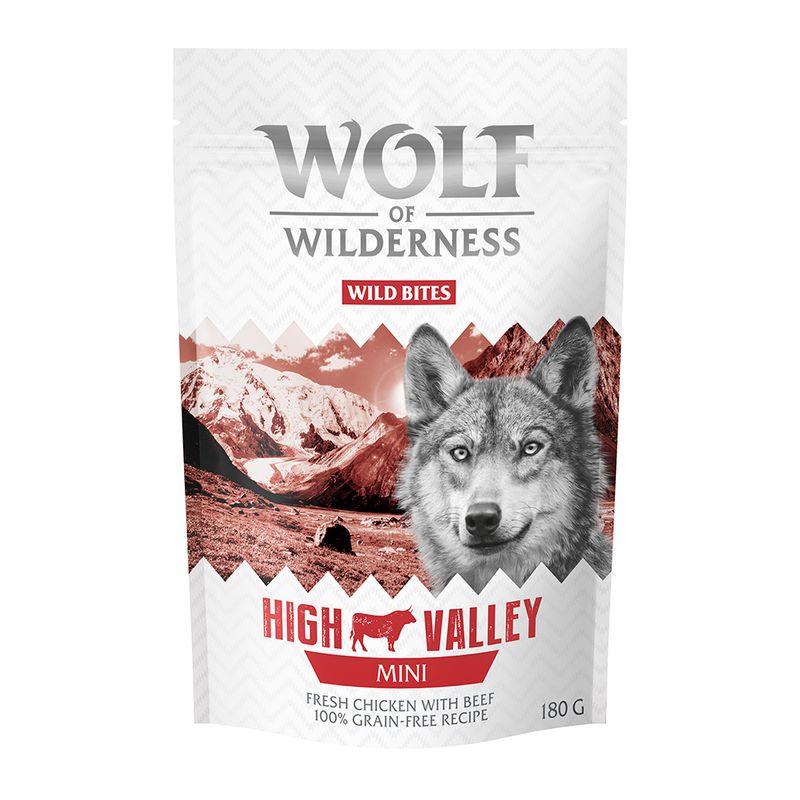 zooplus Wolf of Wilderness Snack - Wild Bites 180 g kaufen Jubiläumsangebot