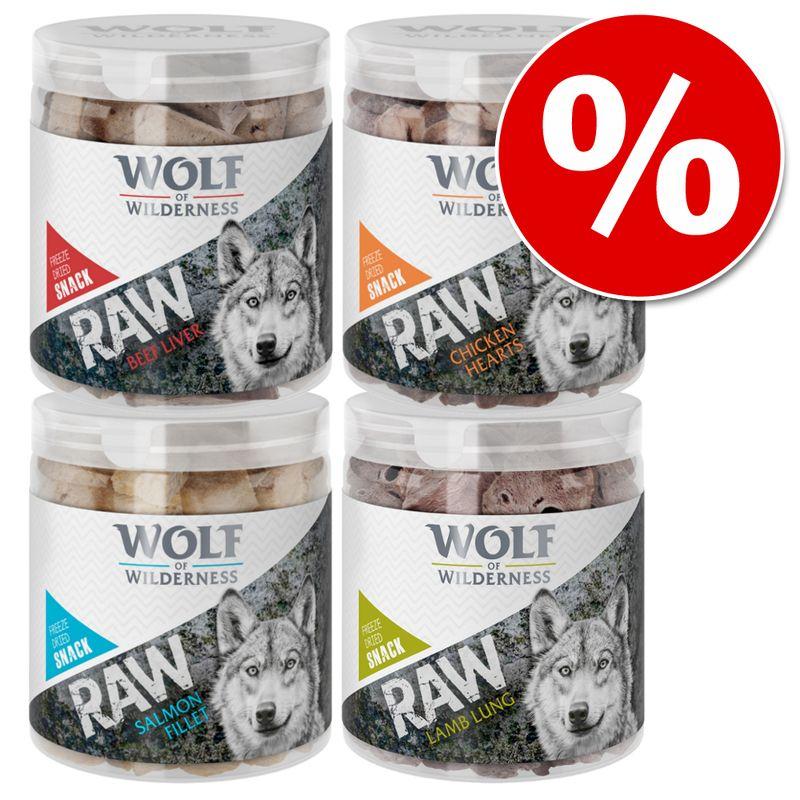 zooplus Sparpaket Wolf of Wilderness - RAW Snacks (gefriergetrocknet) kaufen