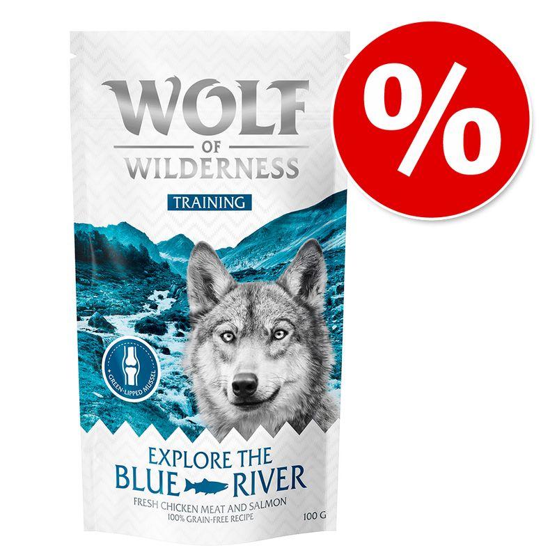 zooplus 15% Rabatt 100 g Wolf of Wilderness Training Explore Snack zum Probierpreis kaufen