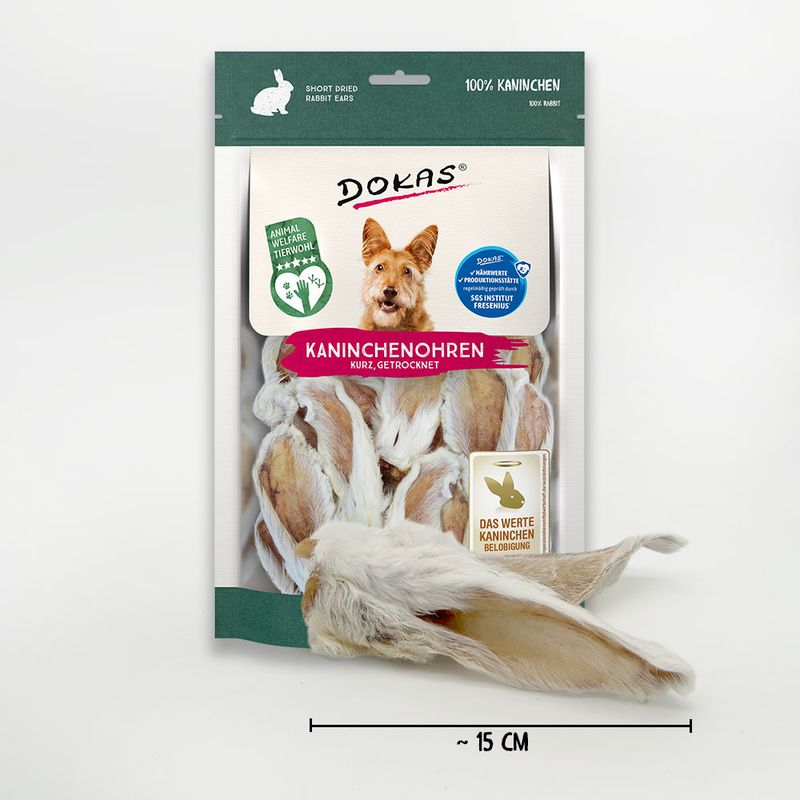 zooplus Dokas Kaninchenohren mit Fell kaufen Räumungsverkauf