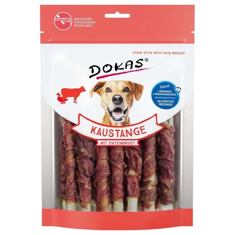 zooplus Dokas Kaustange mit Entenbrust kaufen Kauf eins, bekomm eins gratis