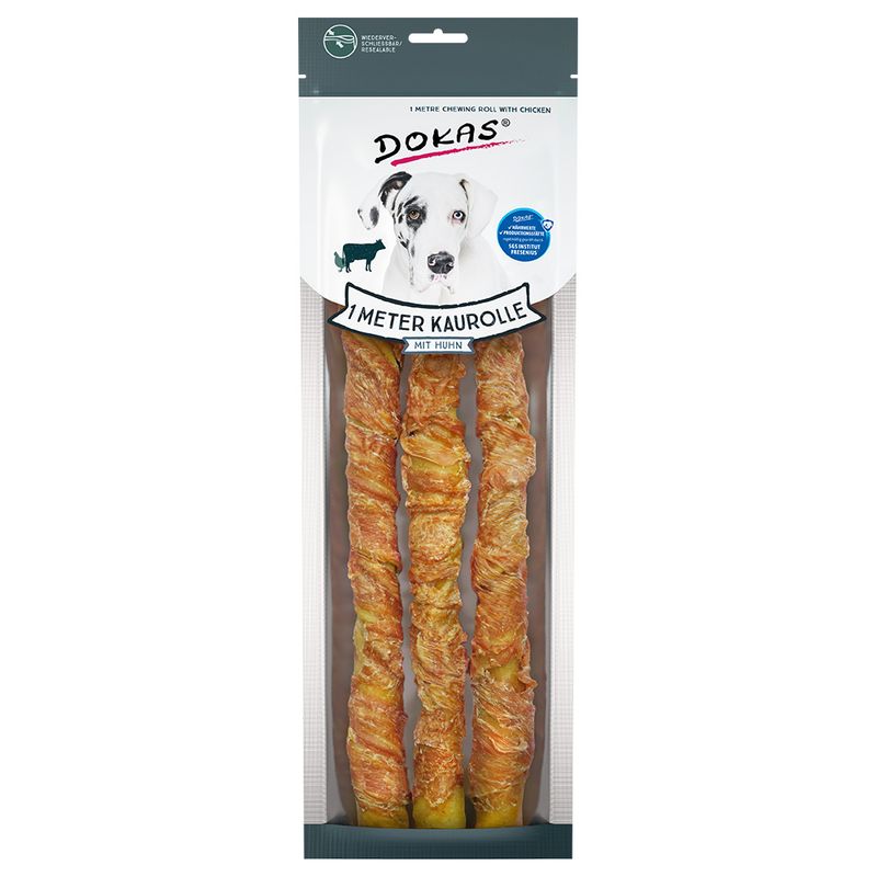 zooplus Dokas Hundesnack 1 Meter Kaurolle kaufen
