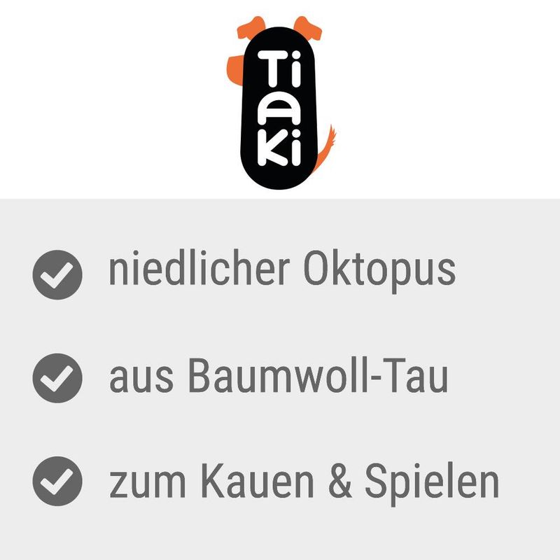 zooplus TIAKI Hundespielzeug Oktopus kaufen Zeitbegrenzte Promotion