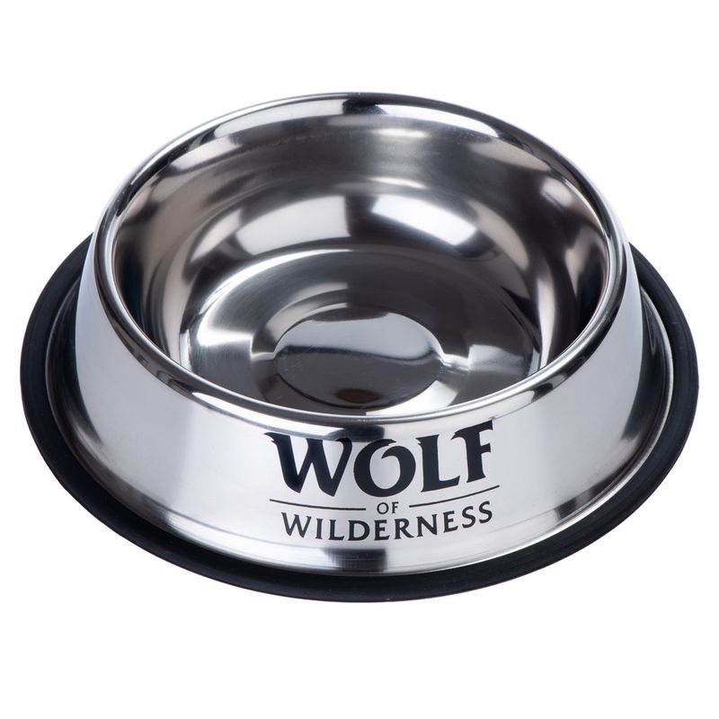 zooplus Wolf of Wilderness Rutschfester Edelstahlnapf für Hunde kaufen