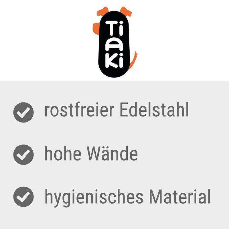 zooplus TIAKI Edelstahlnapf Functional kaufen Heißer Verkauf