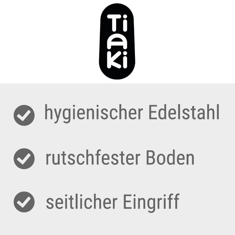 zooplus TIAKI Anti-Rutsch-Napf transparent blau kaufen Zeitlich begrenztes Angebot