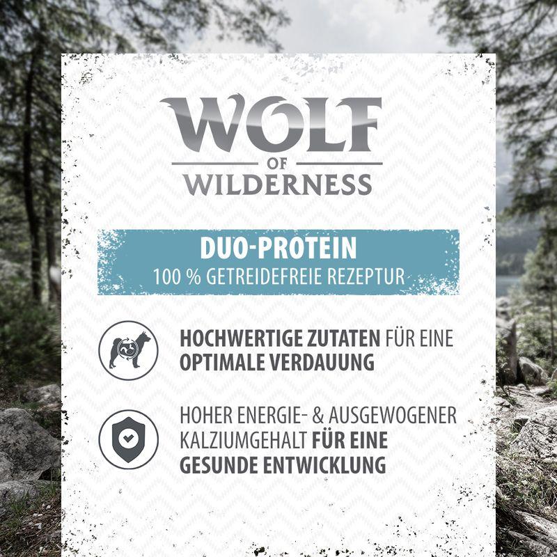 zooplus Wolf of Wilderness JUNIOR 6/24 x 800 g kaufen Sonderangebote