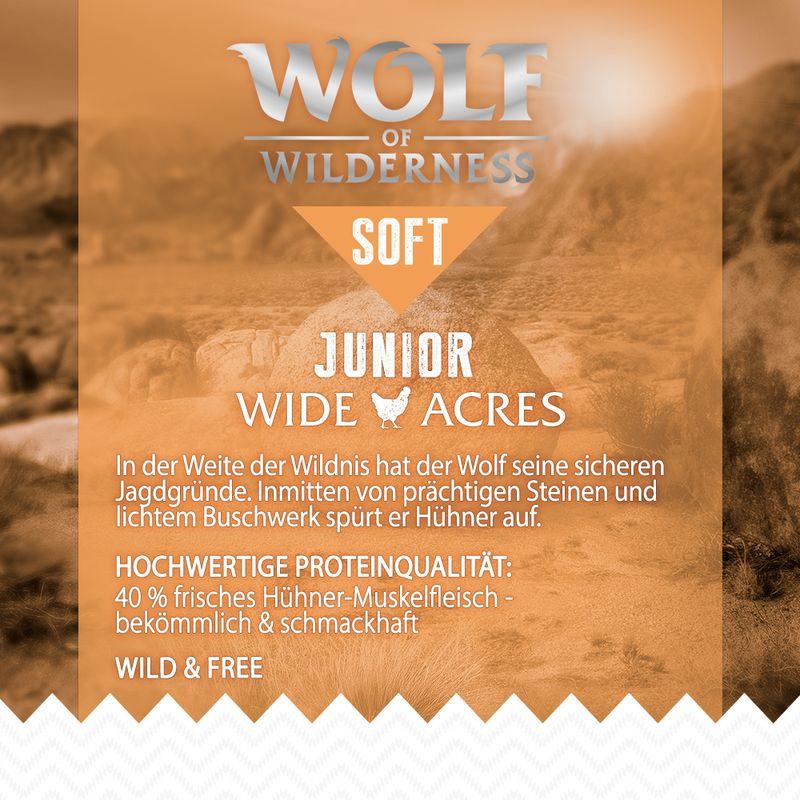 zooplus Wolf of Wilderness Junior Soft - Wide Acres Huhn - getreidefrei kaufen Super Sparpreis