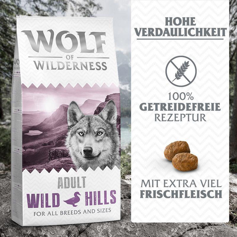 zooplus Wolf of Wilderness Adult Wild Hills Ente - getreidefrei kaufen Wochenangebot