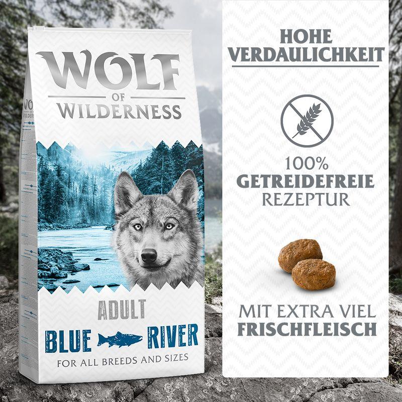 zooplus Wolf of Wilderness Adult Blue River Lachs - getreidefrei kaufen Kostenlose Rückgabe