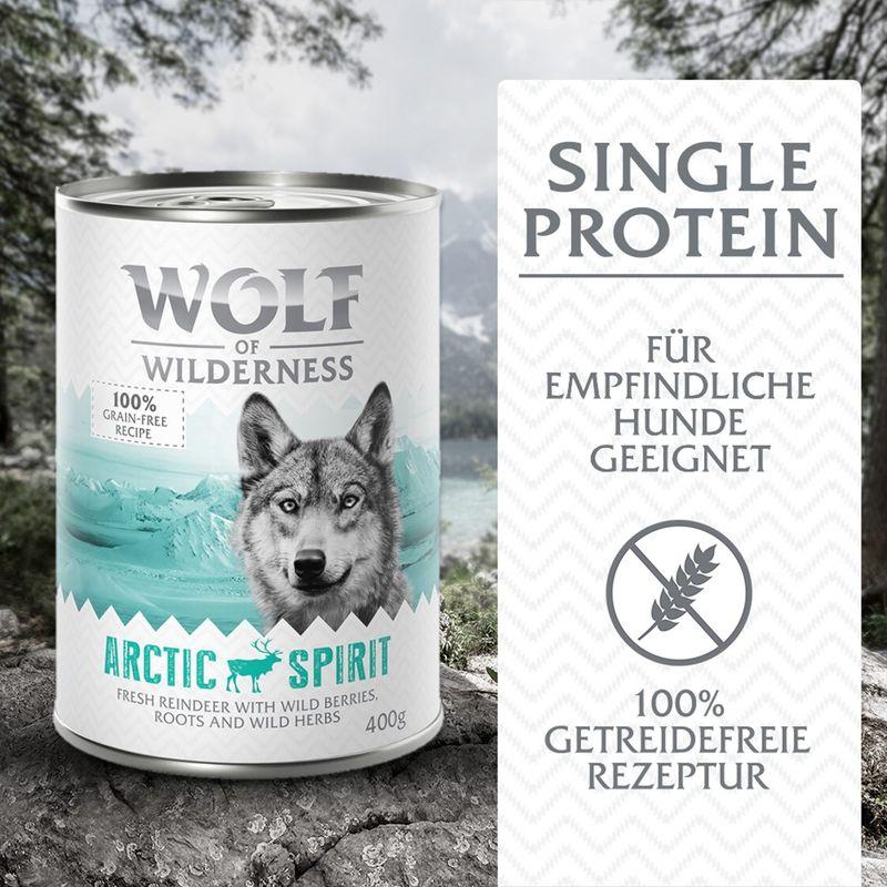 zooplus Wolf of Wilderness Adult - Single Protein 6 x 400 g kaufen