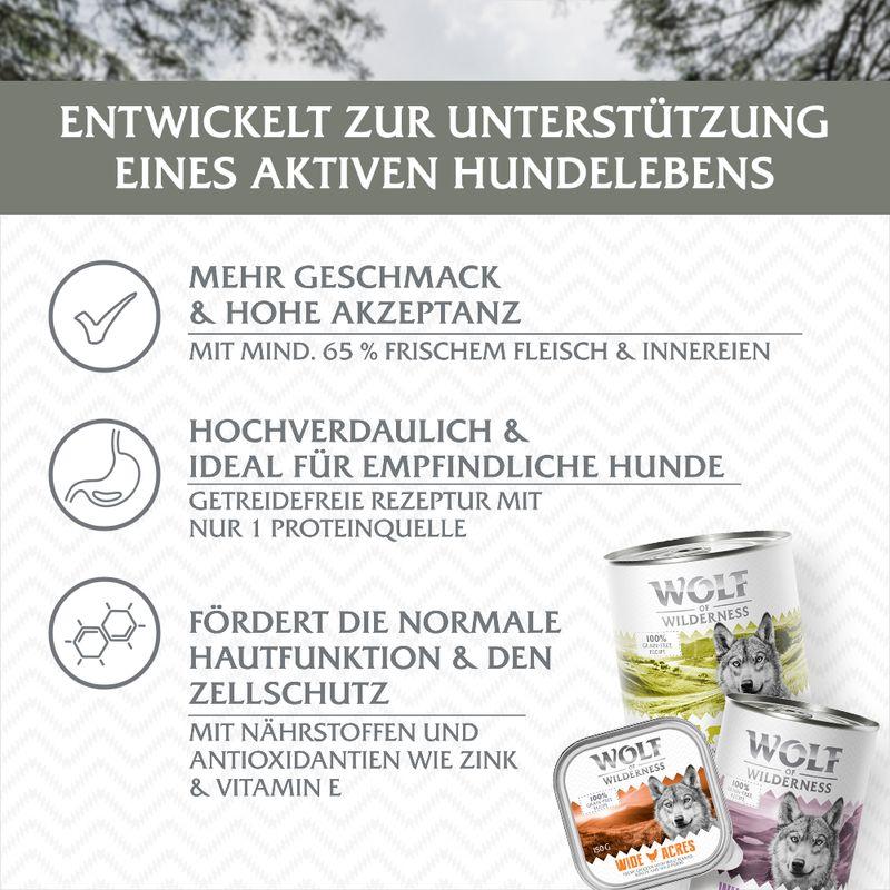 zooplus Wolf of Wilderness Adult - Single Protein 6 x 800 g kaufen Neueste Stile