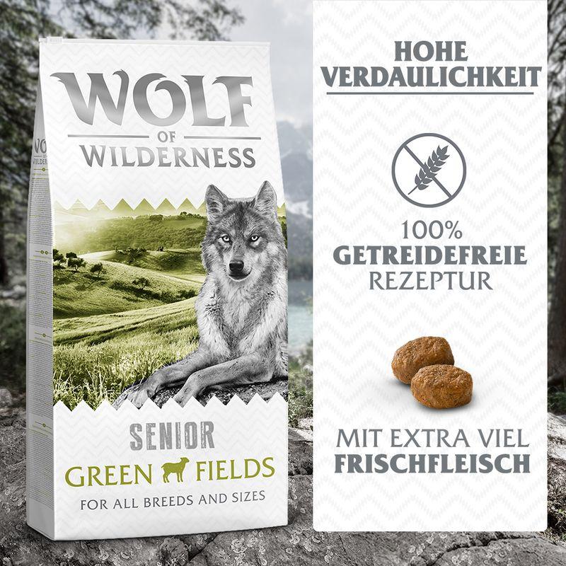 zooplus Wolf of Wilderness Senior Green Fields Lamm - getreidefrei kaufen