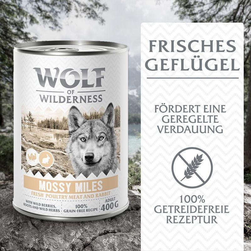 zooplus Wolf of Wilderness Adult - mit viel frischem Geflügel 6 x 400 g kaufen