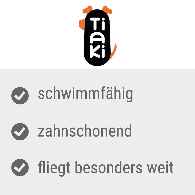 zooplus TIAKI Schwimmendes Apportierspielzeug mit Tau kaufen Kostenloser Versand international